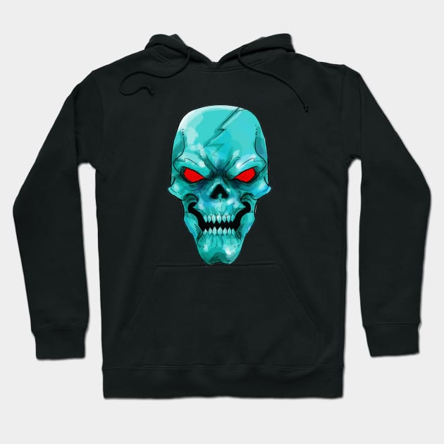 Skull Hoodie by paanartcreative